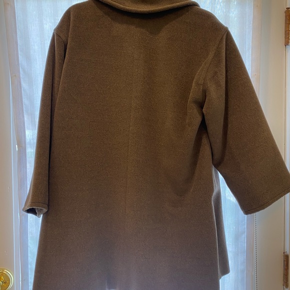 Max Mara brown wool 3/4 length 100% wool coat - Picture 4 of 13